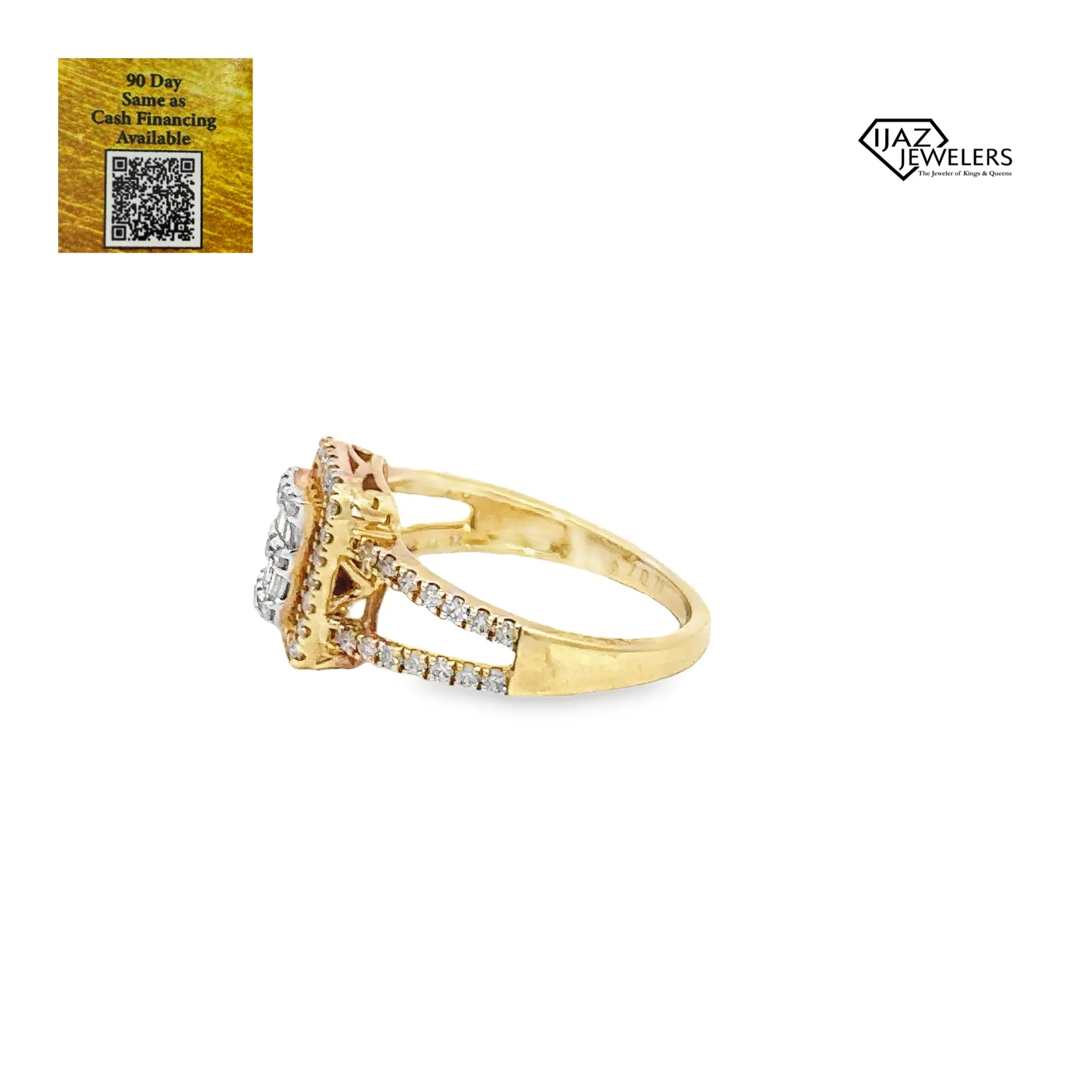 10K Gold 0.71 CTW Diamond Ladies Ring