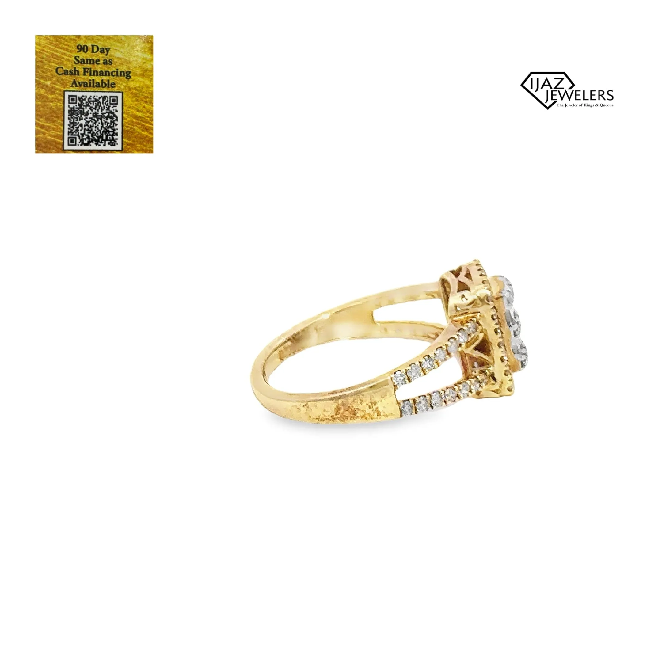 10K Gold 0.71 CTW Diamond Ladies Ring