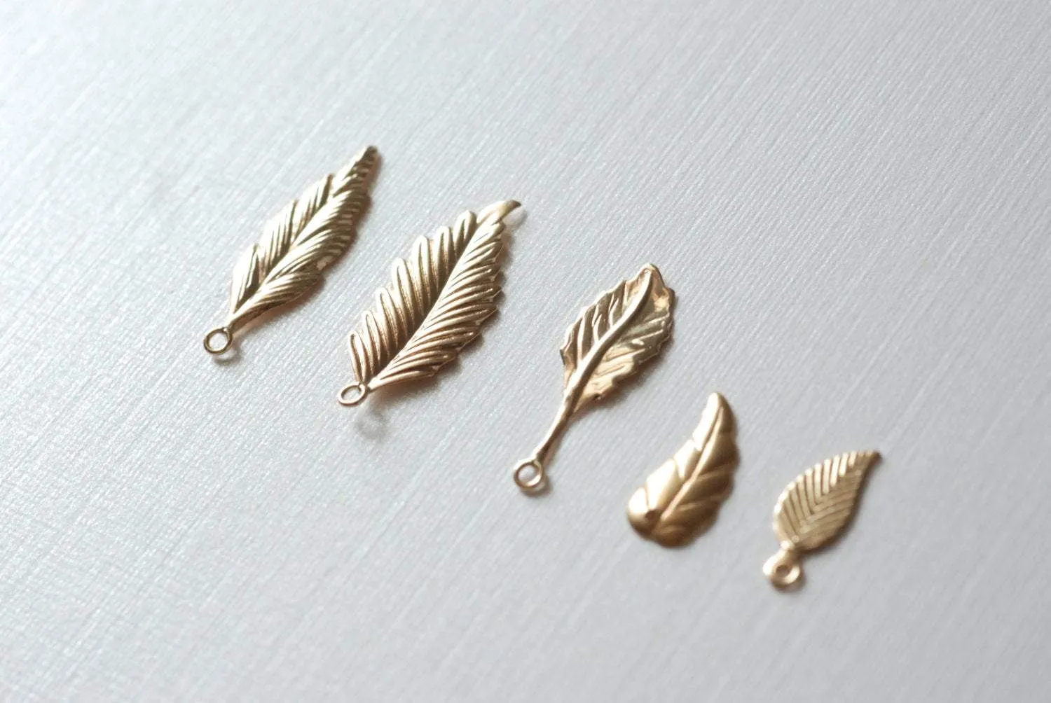 14k Gold Filled LEAF Pendants Charms Blanks Drops Dangles, Gold Filled Leaves, Gold Leaf, Gold Fill Leaf, Gold Nature Leaves Leaf Petal