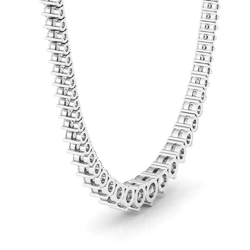 16CTW Graduated Necklace