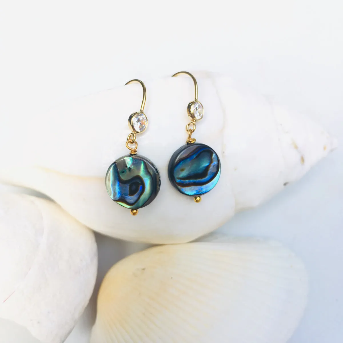 Abalone Shell Earrings (GF)