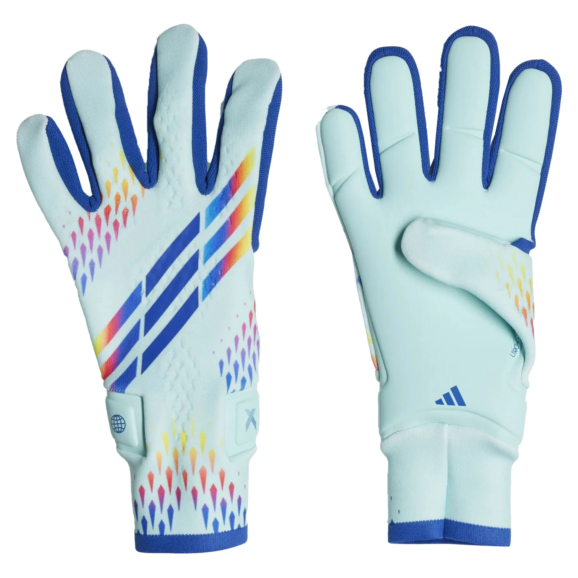 adidas Men's X SpeedPortal Pro Goalkeeper Gloves Aqua/Blue