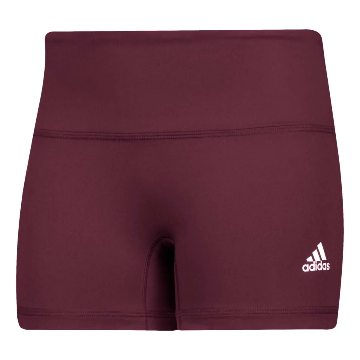 adidas Women's Maroon Techfit 4" Shorts