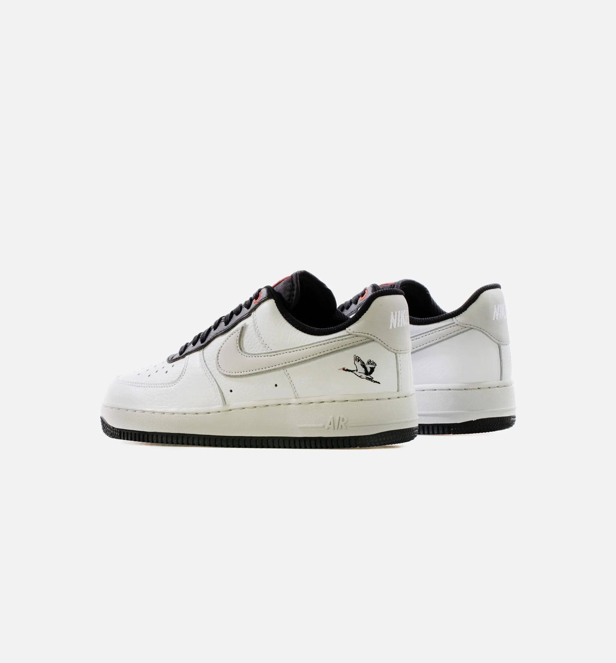 Air Force 1 Low Crane Mens Lifestyle Shoe - White/Black/Red