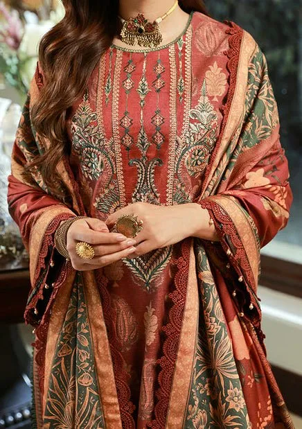 Asim Jofa Asra Pakistani Dress With Winter Shawl