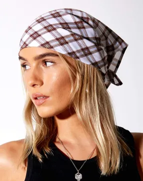 Bandana in Checkmate Brown