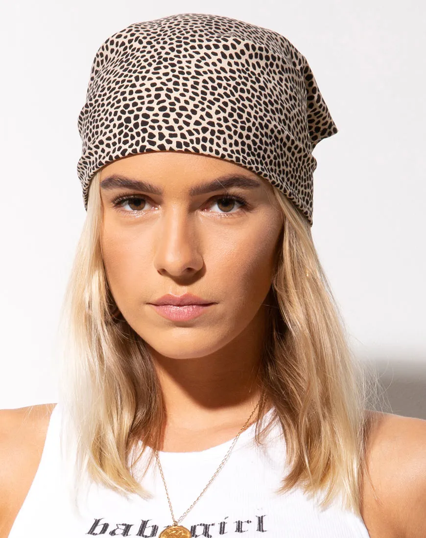 Bandana in Mini Croc Tan