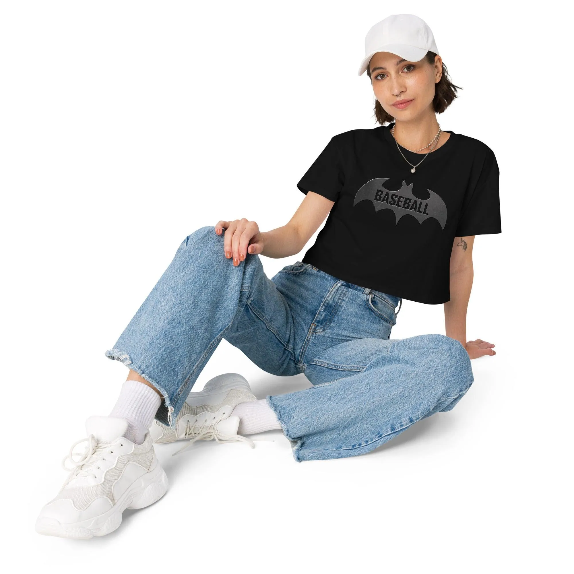 Baseball Bat Women’s crop top