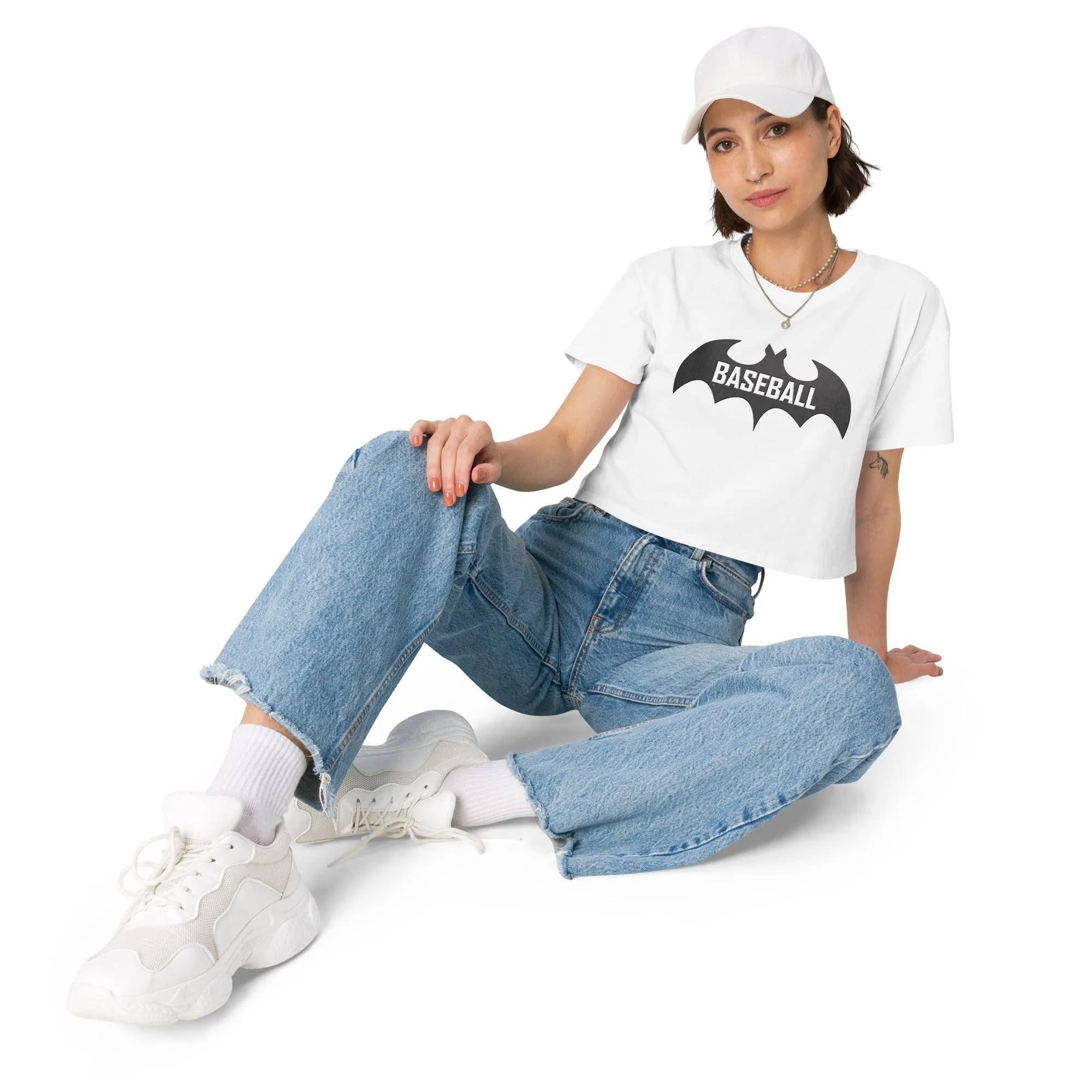 Baseball Bat Women’s crop top