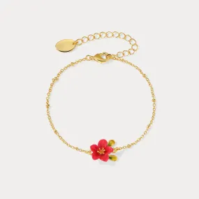 Begonia Flower Bracelet