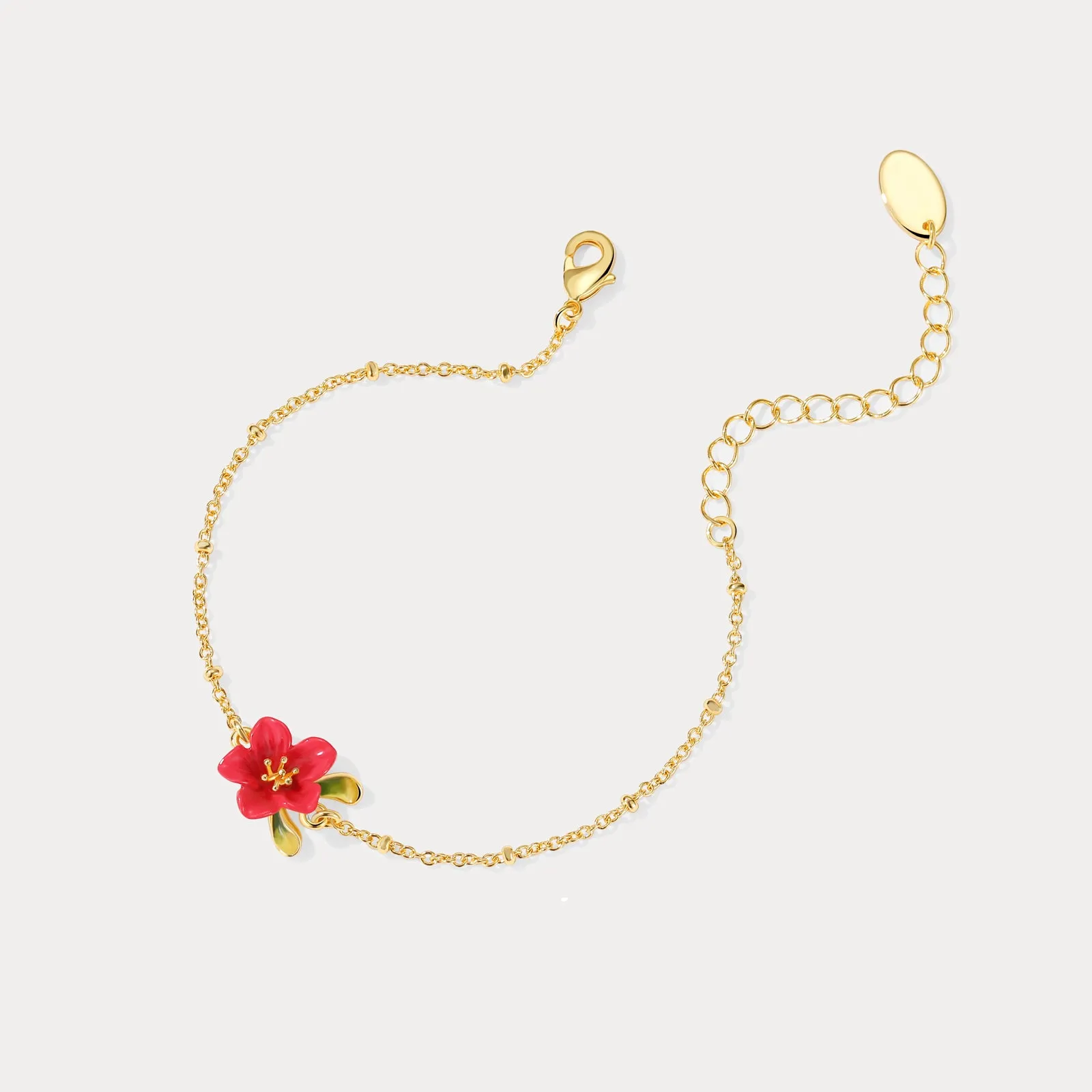 Begonia Flower Bracelet