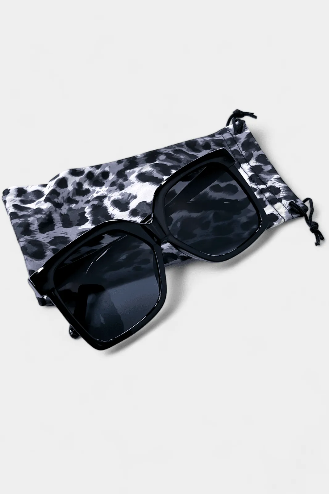 Black Oversized Square Sunglasses