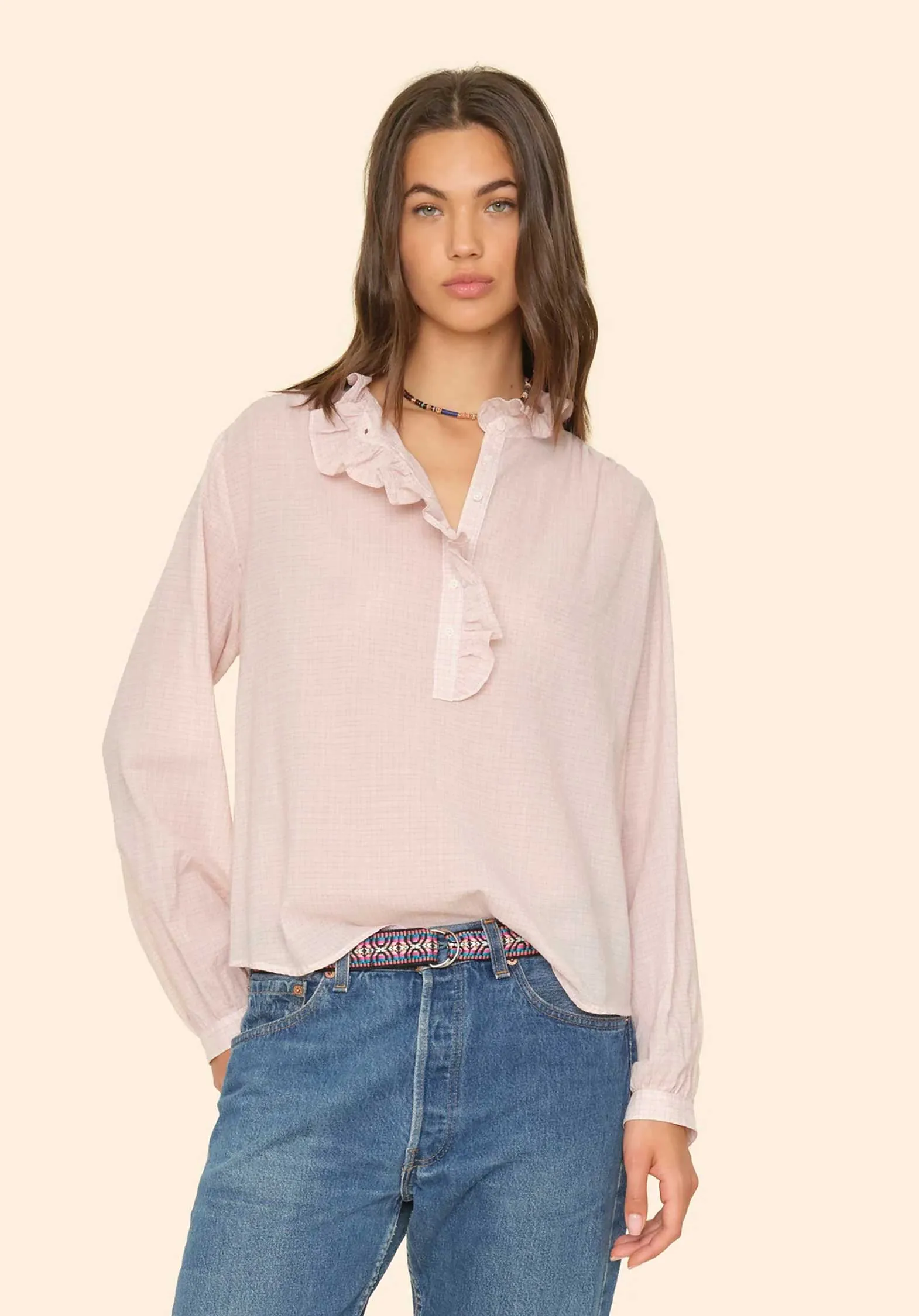 Blouse X5rmc002 Caspian 002 Rose-Petal