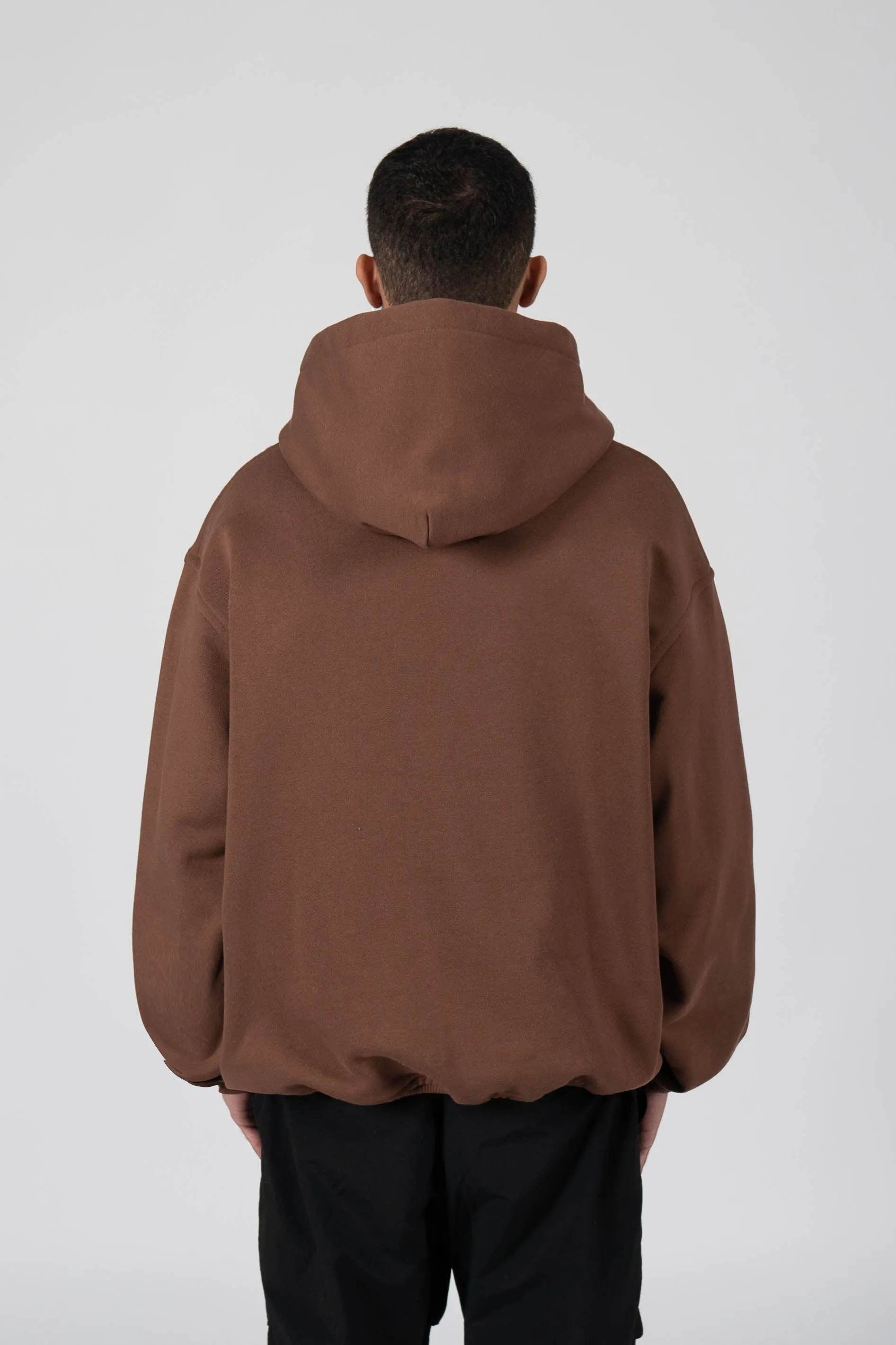 BROWN FRONTZIP