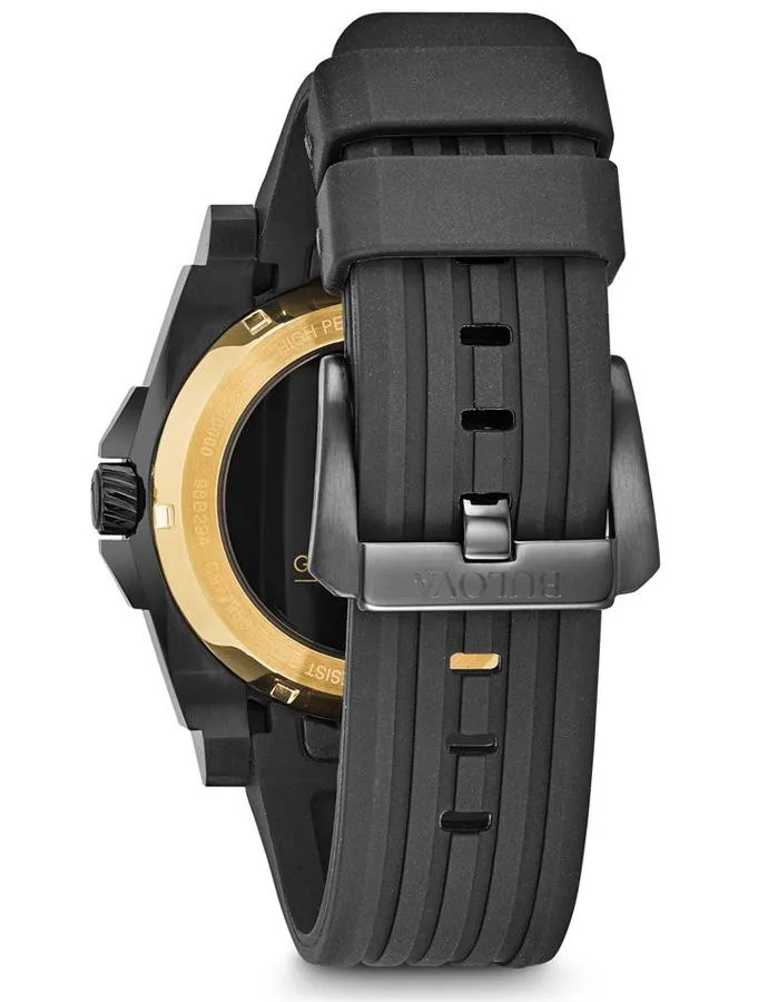 Bulova Special Edition Grammy Precisionist - Black Case - Silicone Strap - Date