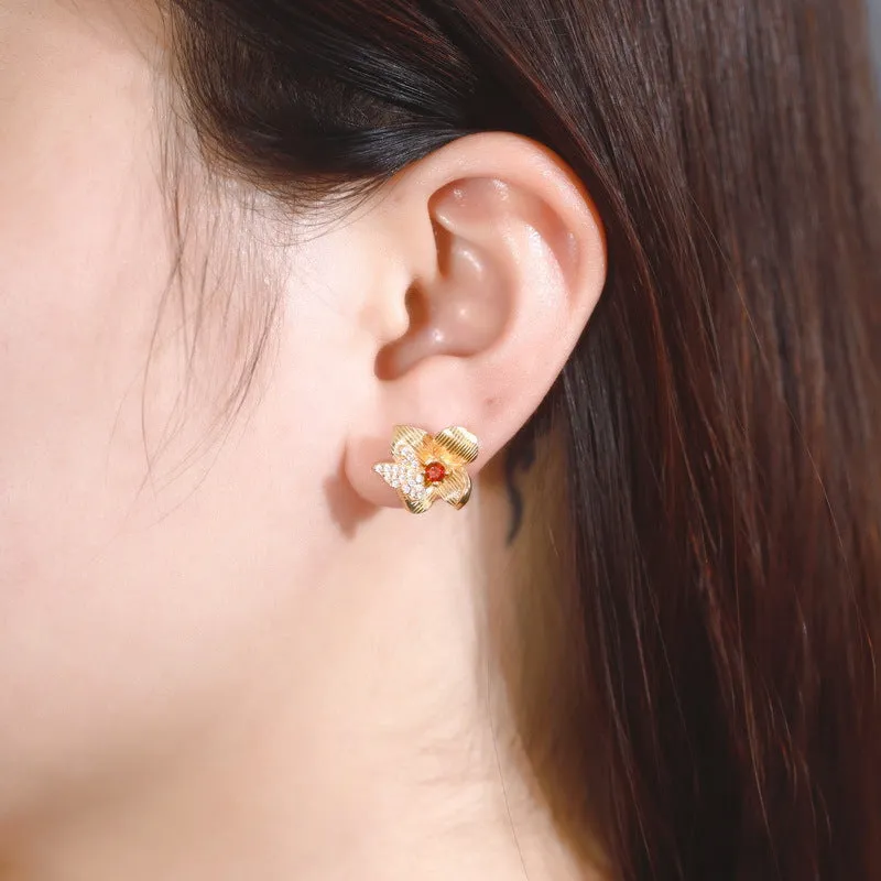 Butterfly Blossom Stud Earrings