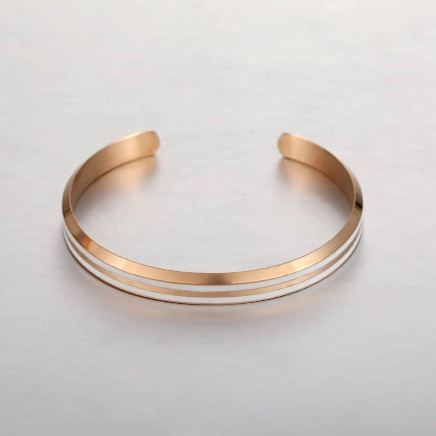 'Classic bracelet' by La Enviro - Rose, gold and white