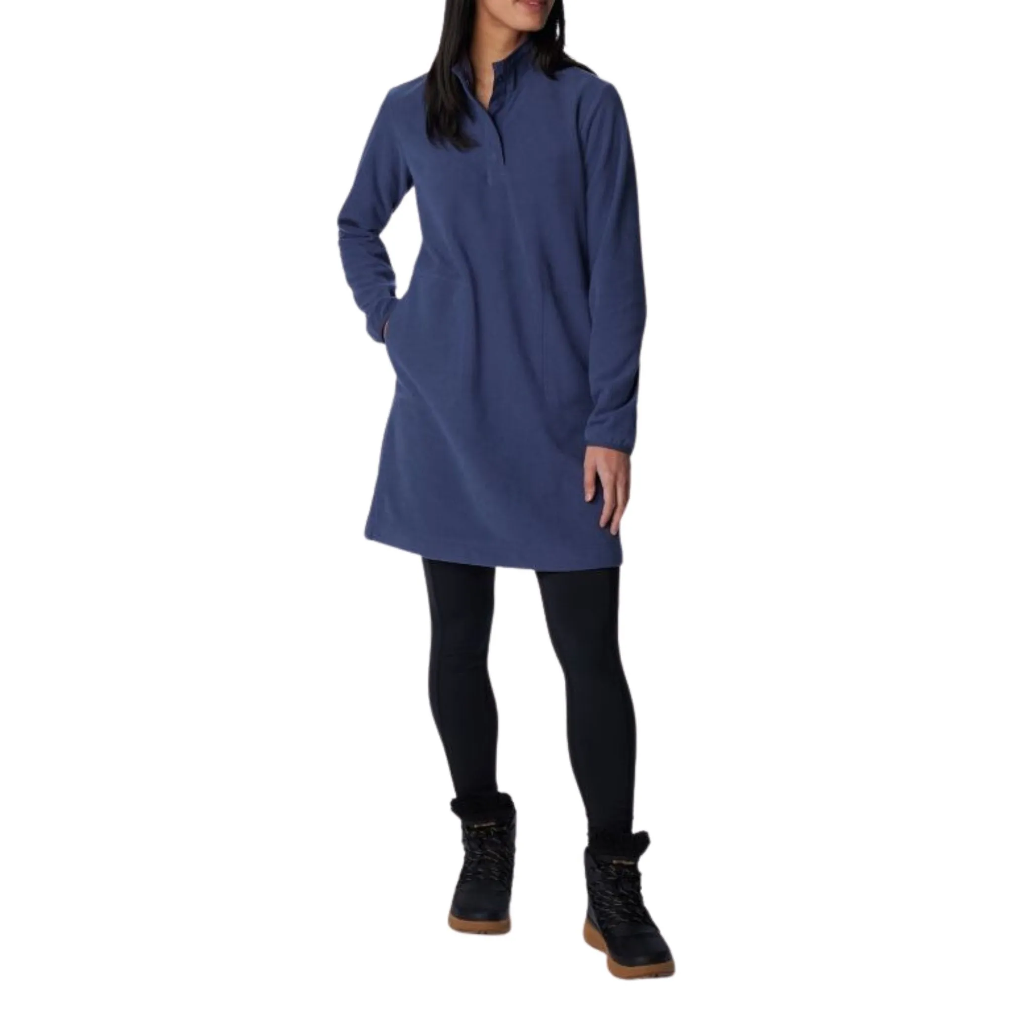 Columbia Women's Anytime Fleece Dress - Nocturnal