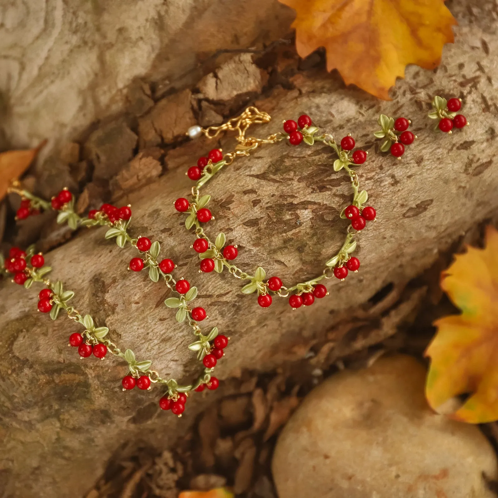 Cranberry Necklace