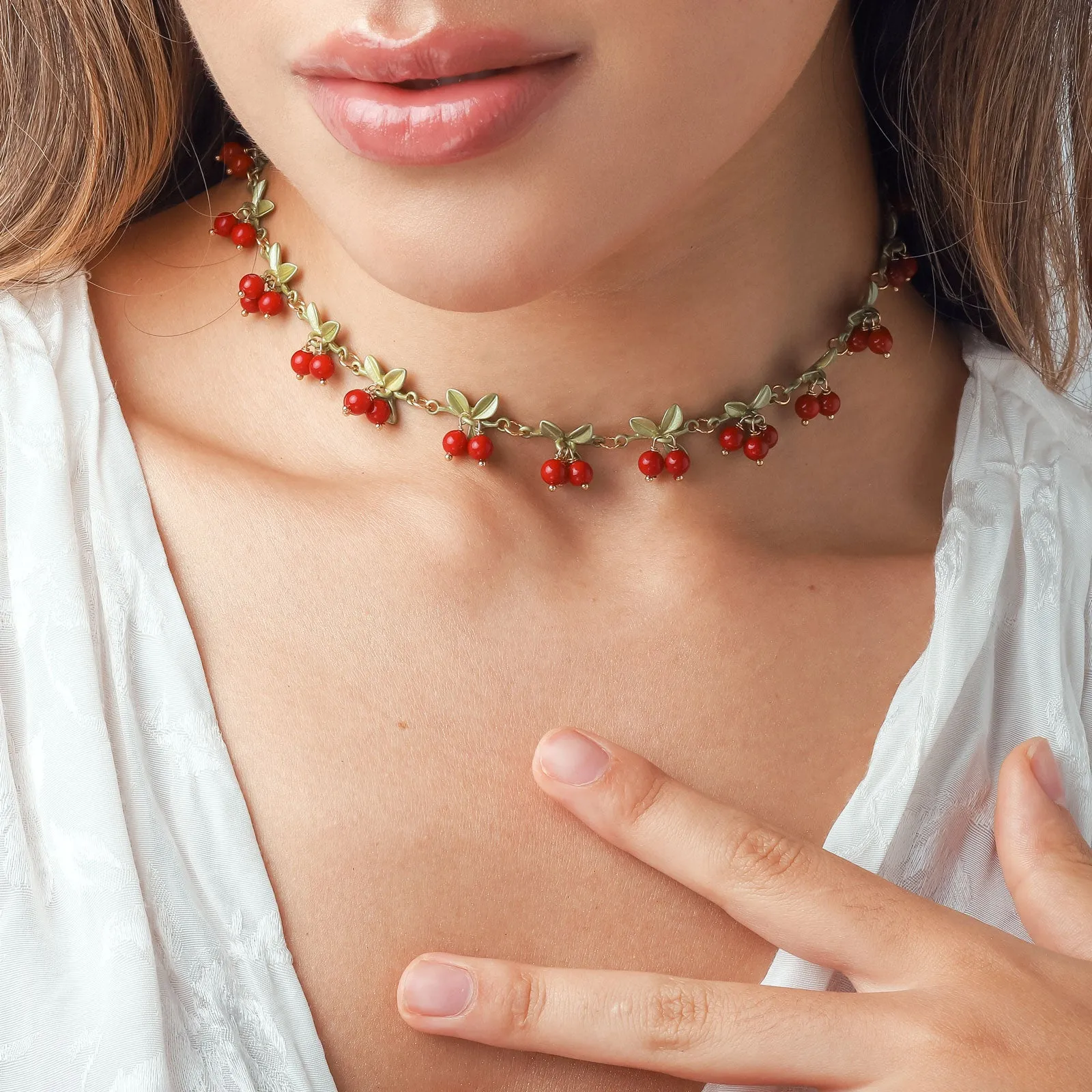 Cranberry Necklace