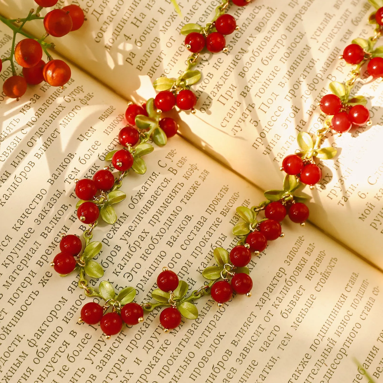 Cranberry Necklace