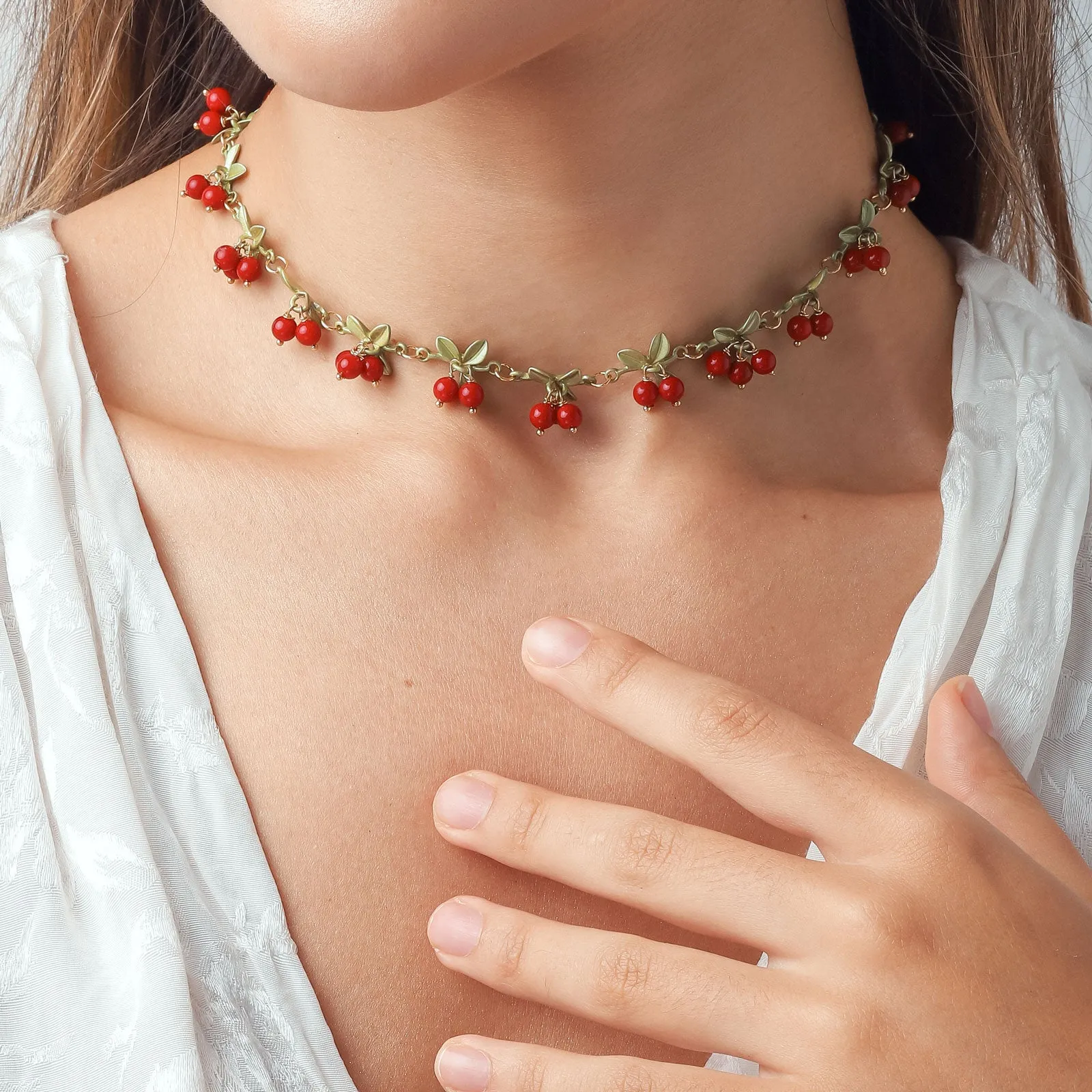 Cranberry Necklace