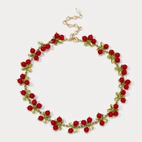 Cranberry Necklace