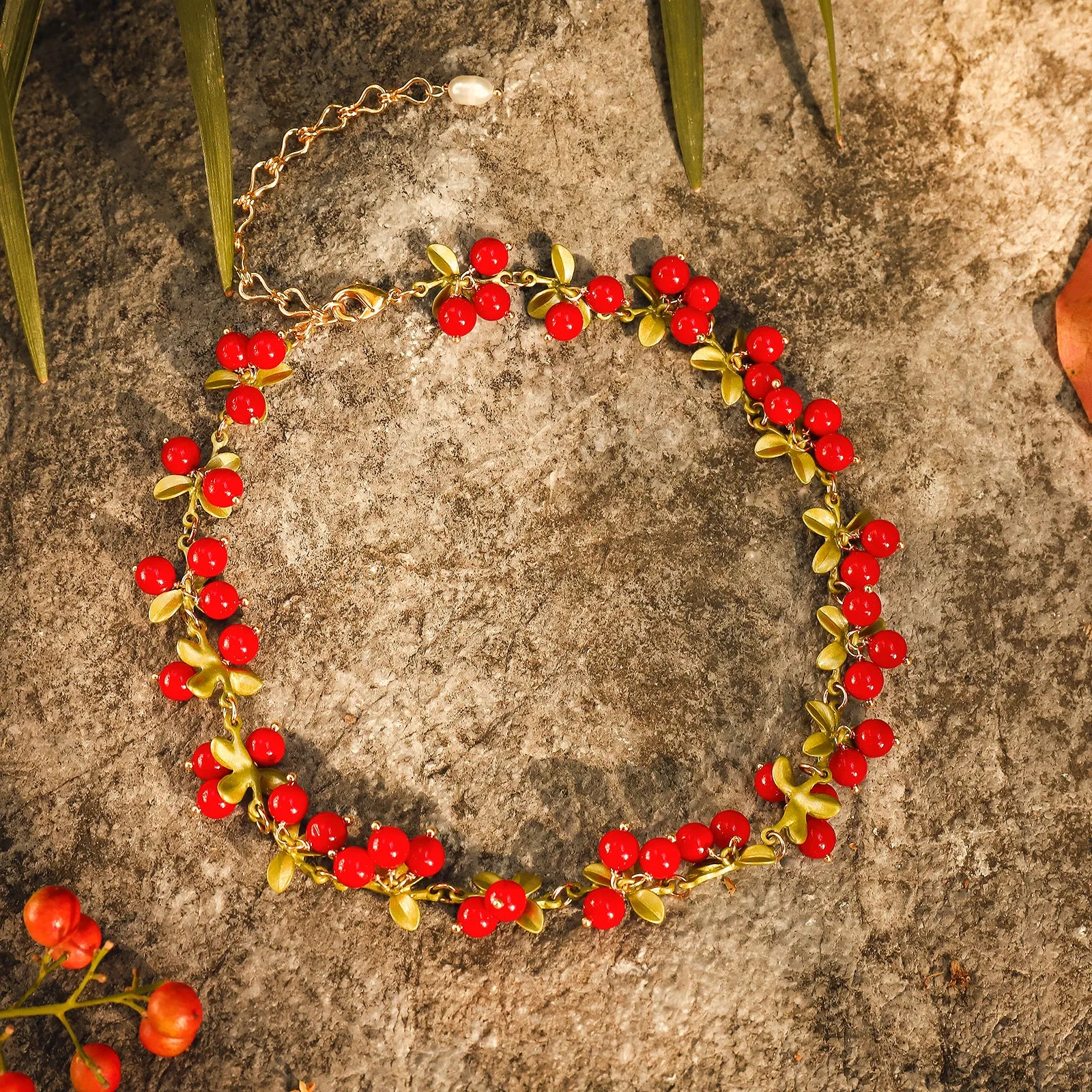 Cranberry Necklace