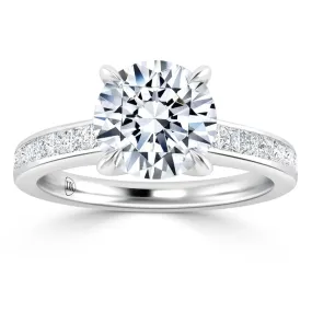 Crystal - 18ct White Gold - Round