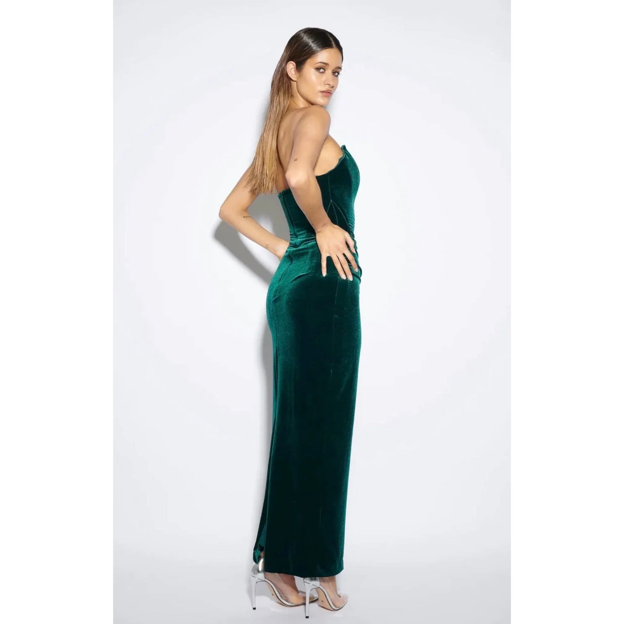 Effie Kats Koi Gown - Emerald