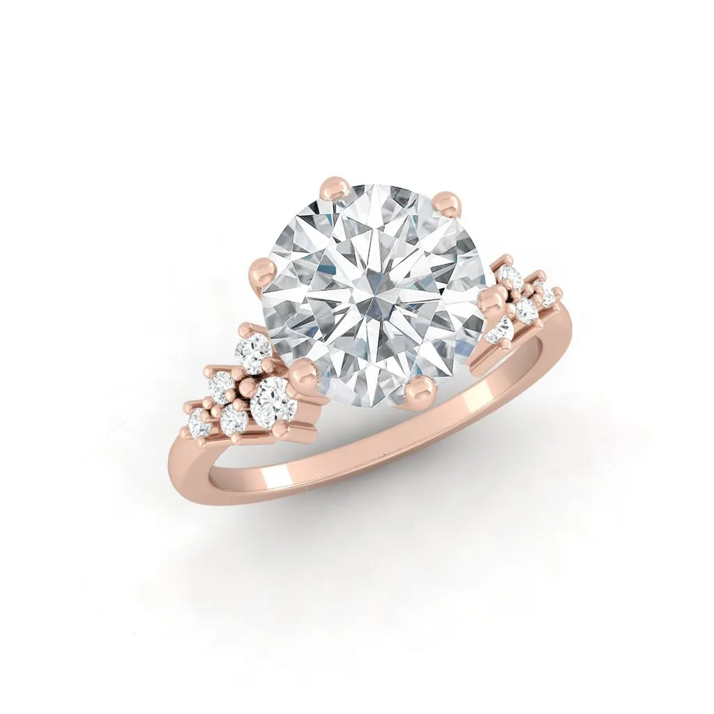 Ellia 1.04ct Forever ONE Moissanite 14K Rose Gold