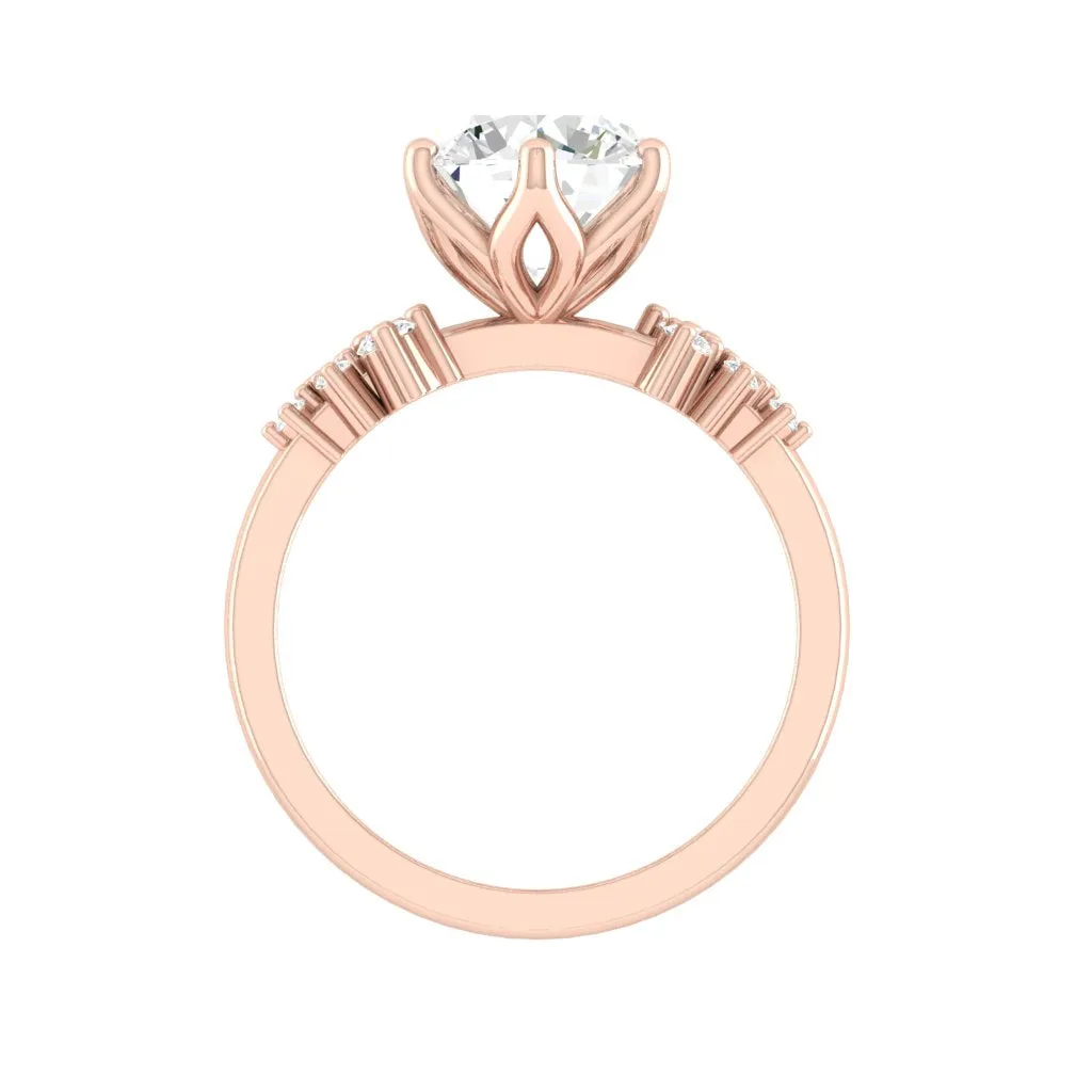 Ellia 1.04ct Forever ONE Moissanite 14K Rose Gold