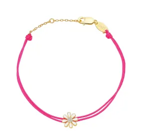 Enamel Flower String Bracelet