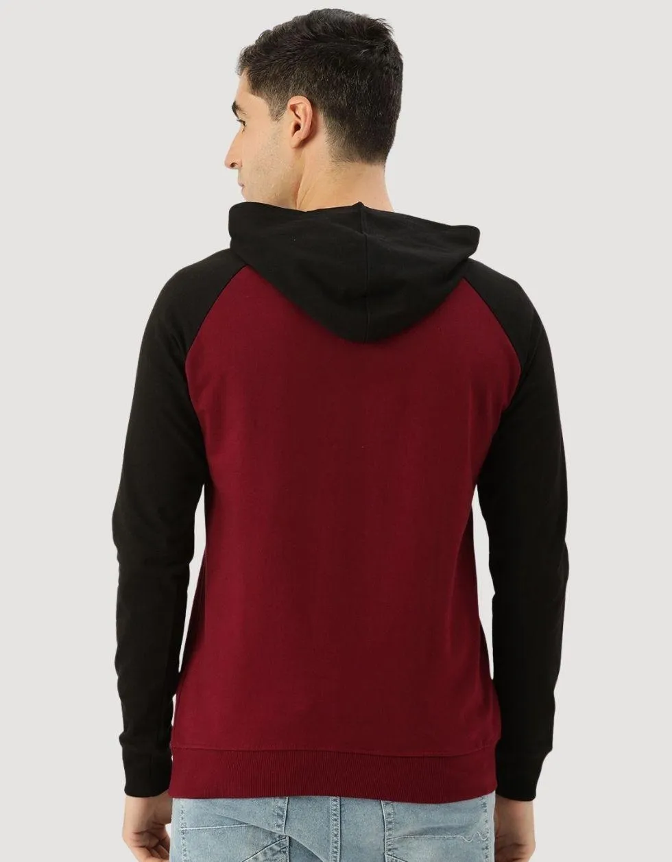 Everyday Maroon Vibes: Kangaroo Pocket Pullover Sweatshirt