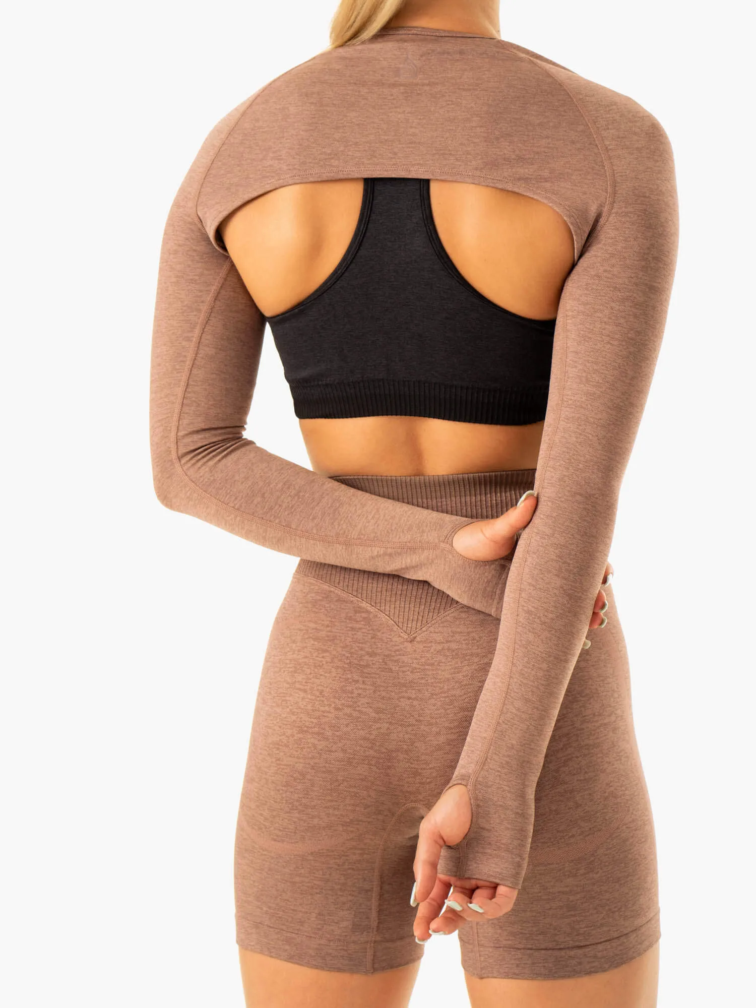 Excel Seamless Super Crop - Mocha Marl