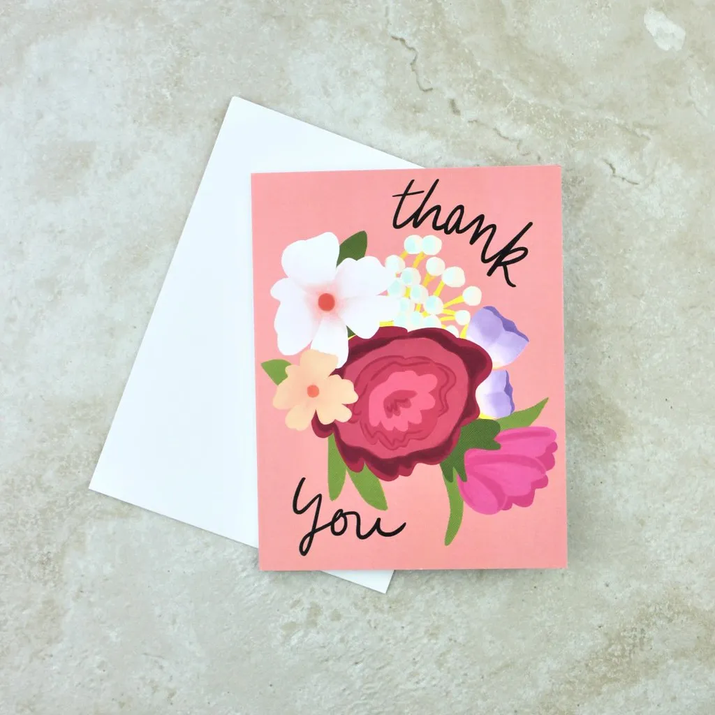 Floral Blooms Thank You Box Set