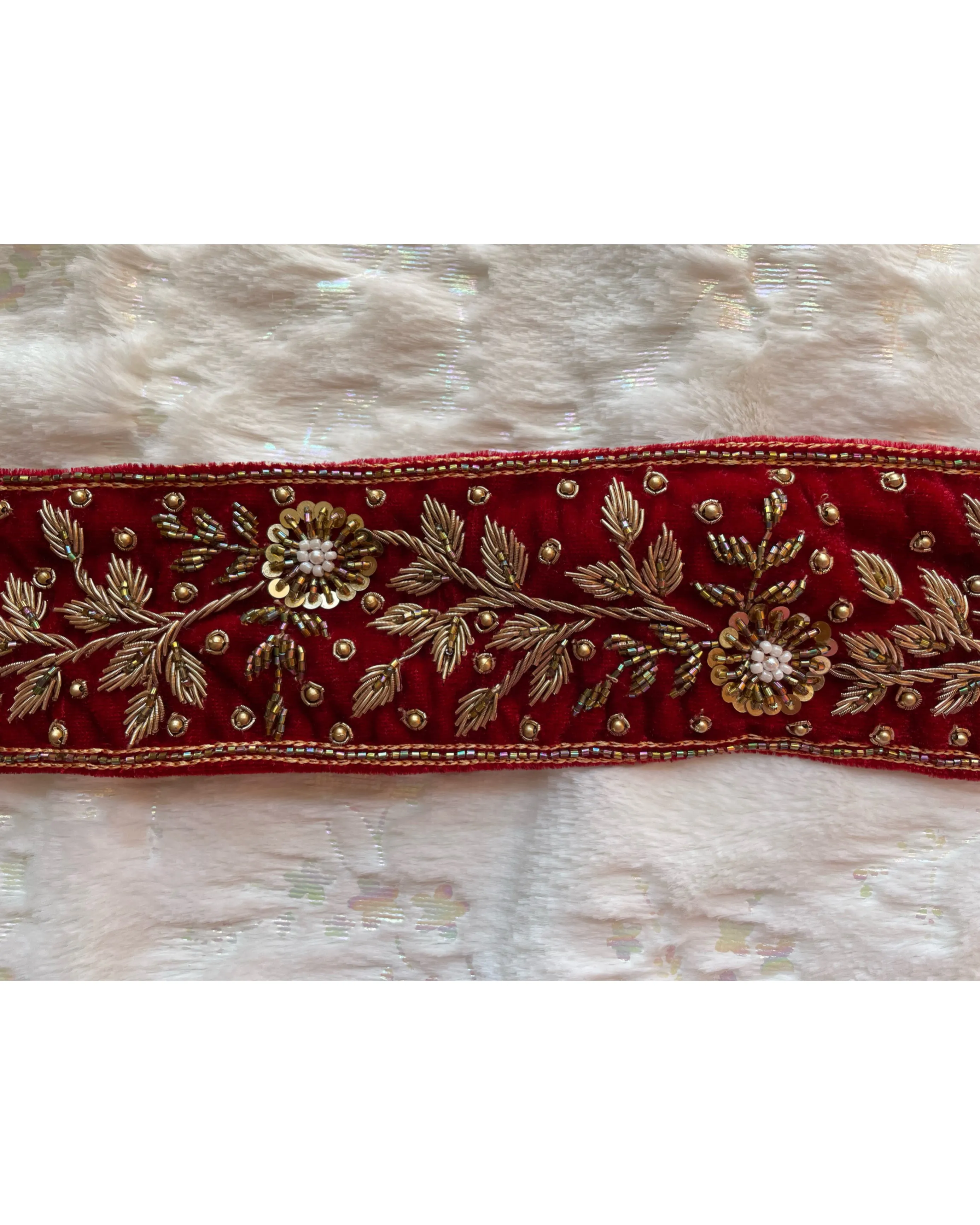 Floral Zardozi Waist Belt