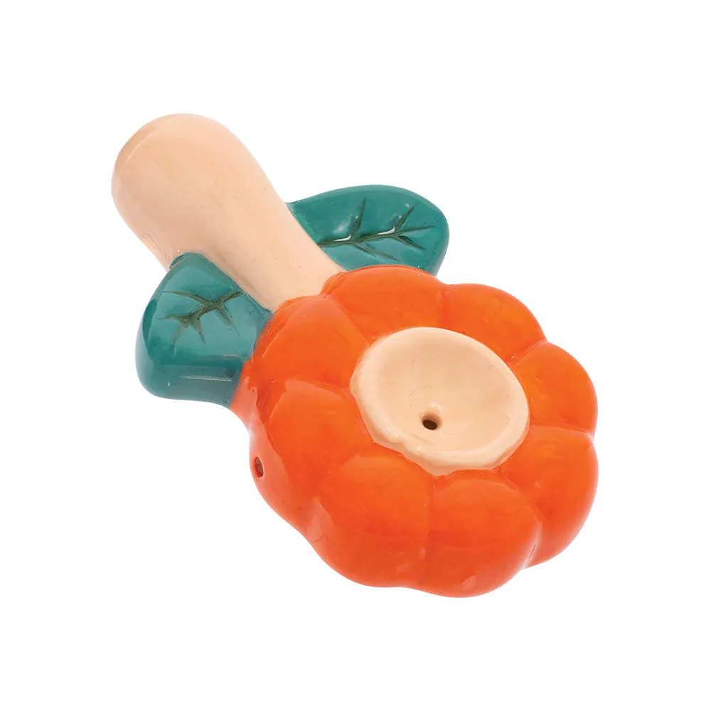 Flower Ceramic Pipe