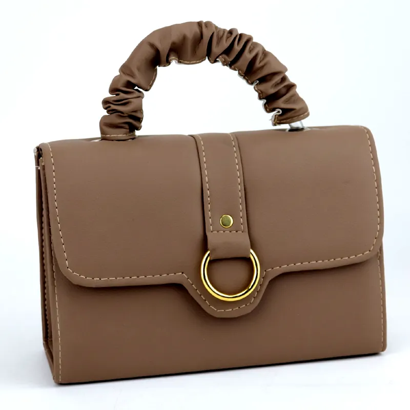 Girls Leather Handbags Small Flap Open Purse