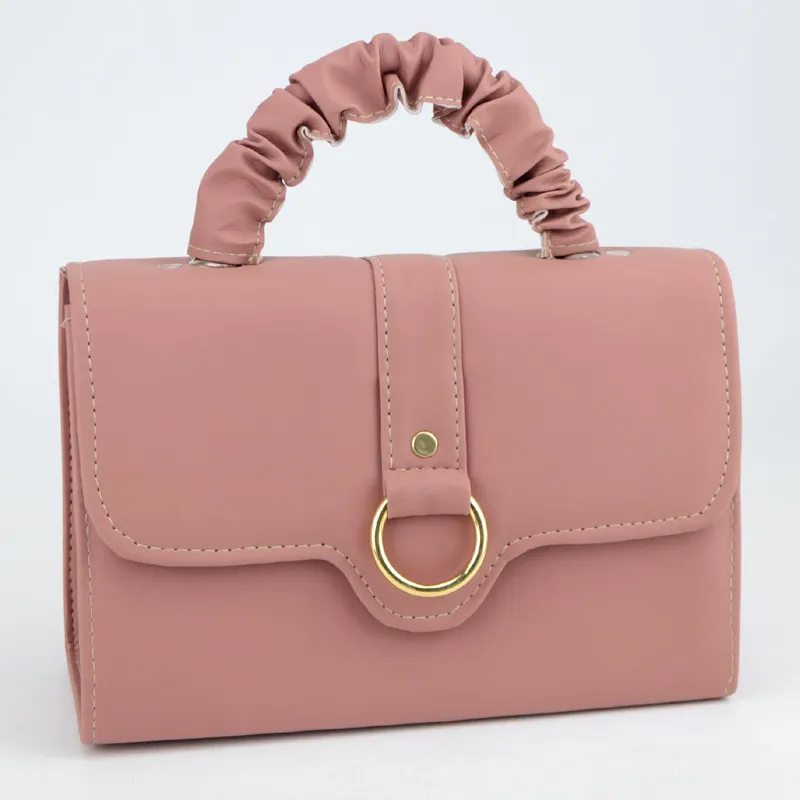 Girls Leather Handbags Small Flap Open Purse