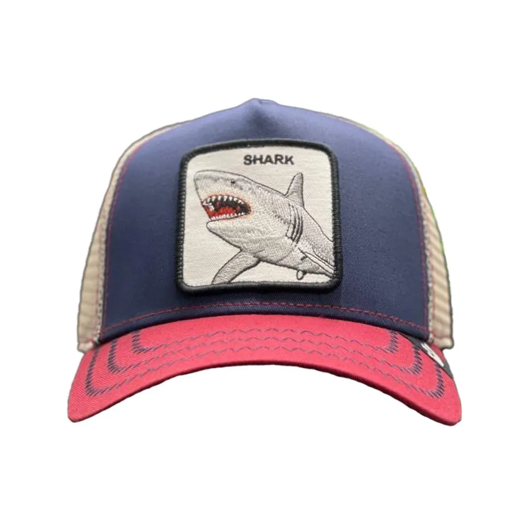 Goorin Bros Shark Trucker Hat - Navy/Maroon