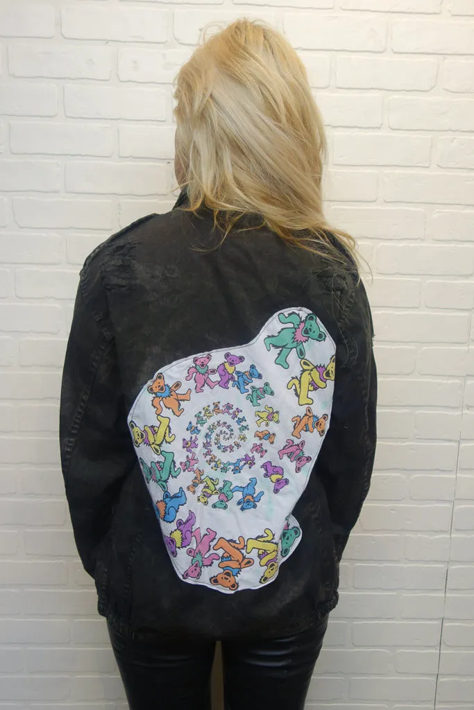 Grateful Dead Acid Wash Camo Jacket