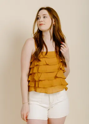 Hazel Ruffle Tank