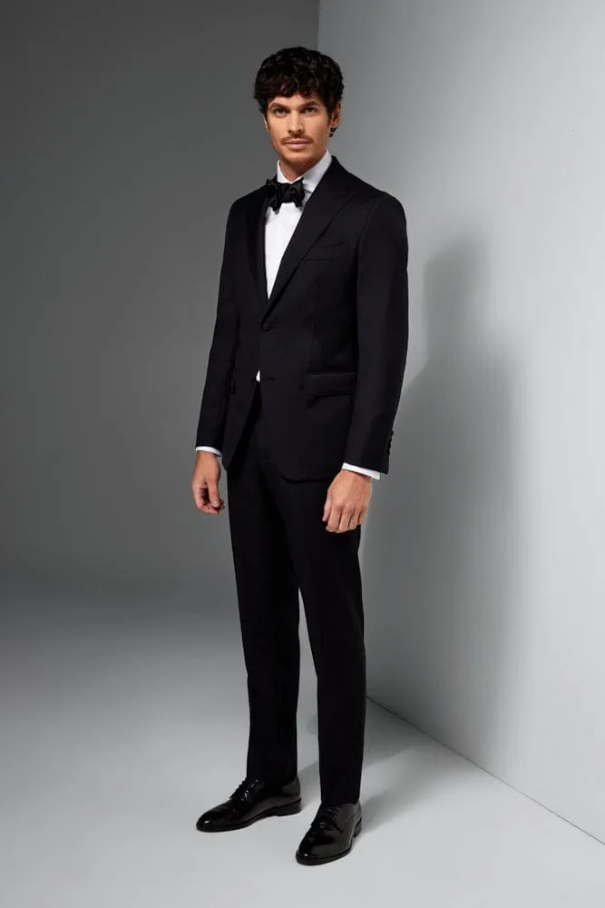 Jonah Tonal Tuxedo - Black Italian Wool