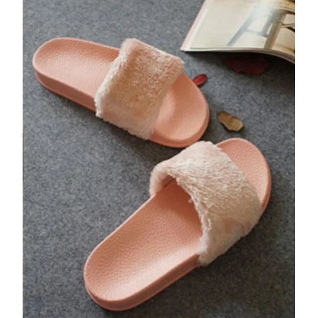 Luxury Furry Slip Ons