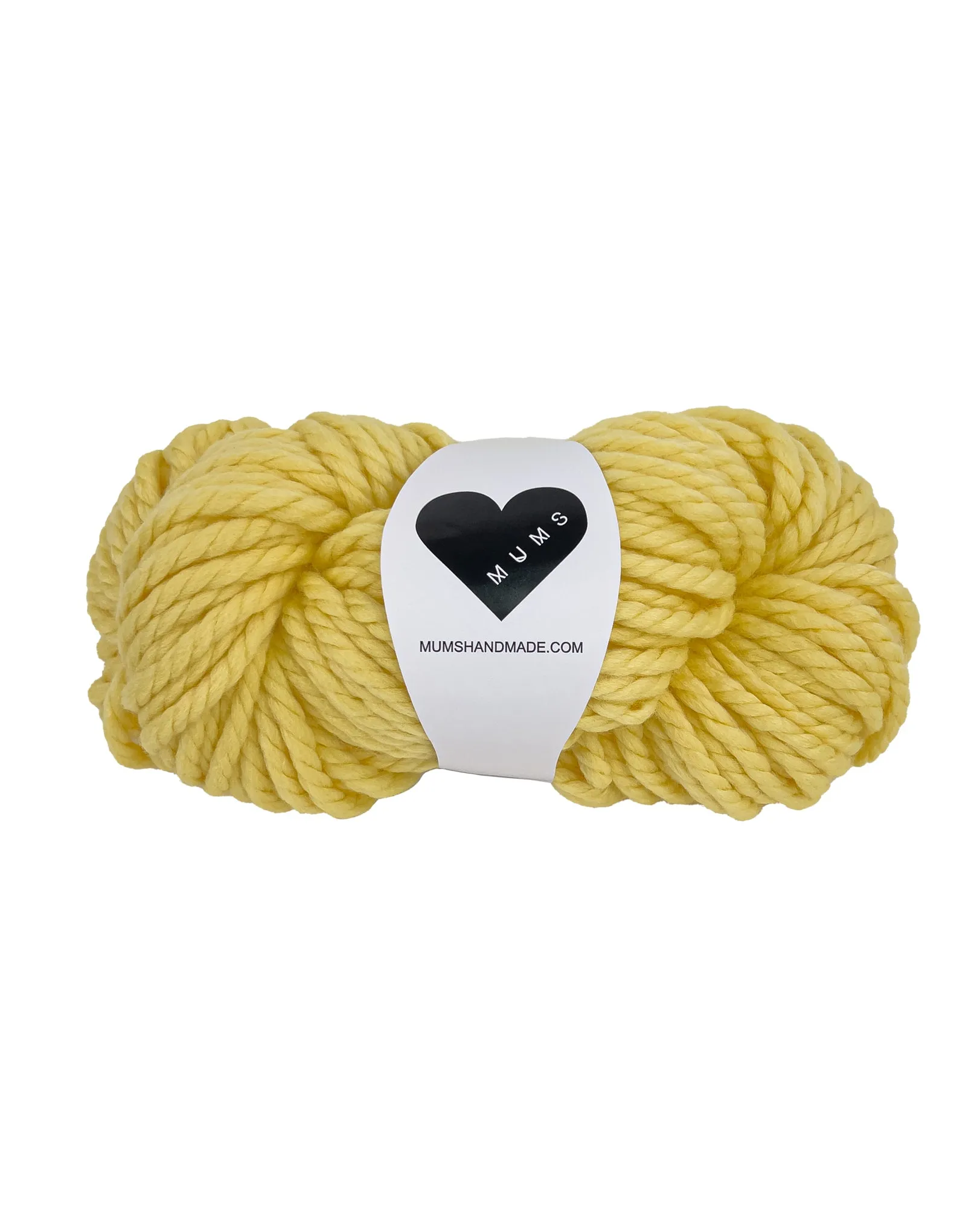 MUMS SILK-FLOW WOOL PASTEL YELLOW