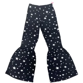 Paper Flower All Over Star Bell Bottom Pant