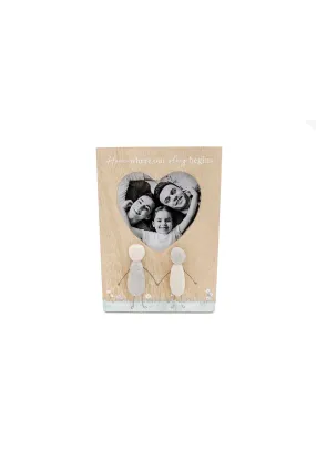 Pebble Heart Photo Frame