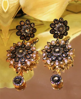 Polki Flower Earrings