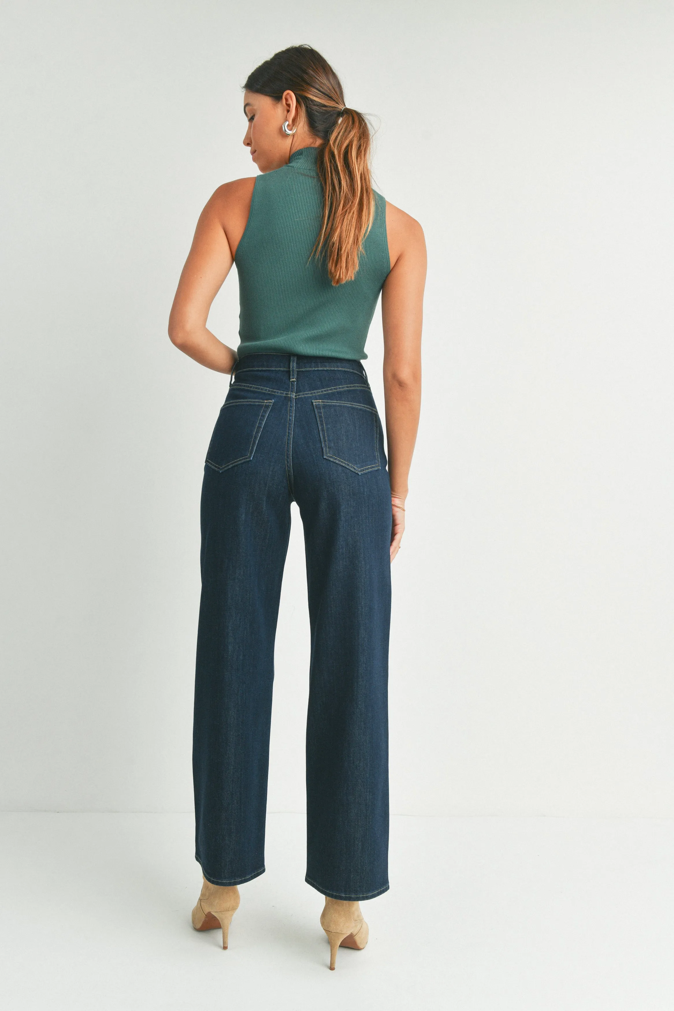 Retro Wide Leg Straight